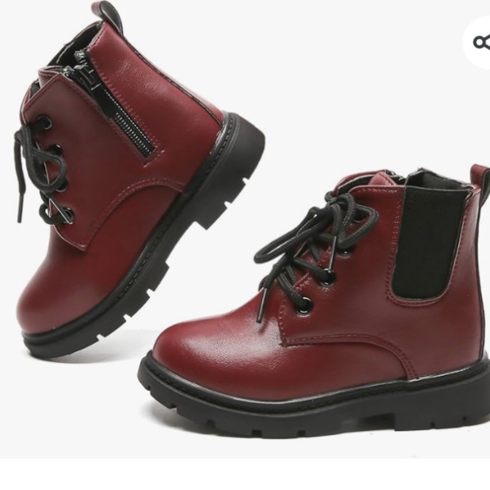 New Kids Lace-Up Boots